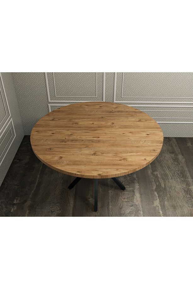 70 cm yuvarlak yemek çalışma cafe bahe balkon masası - 2