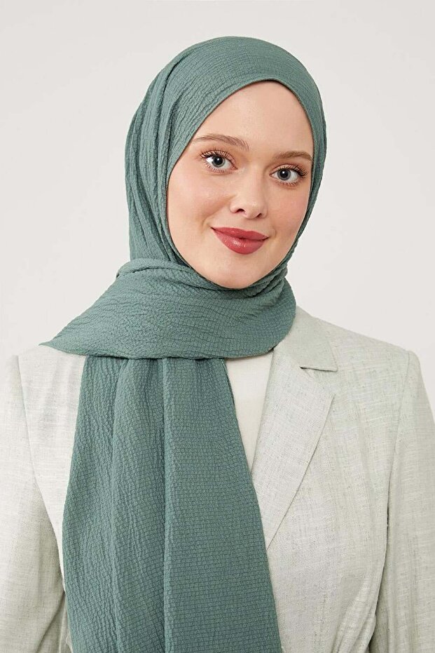 شال هارموني الأخضر من الأعشاب البحرية