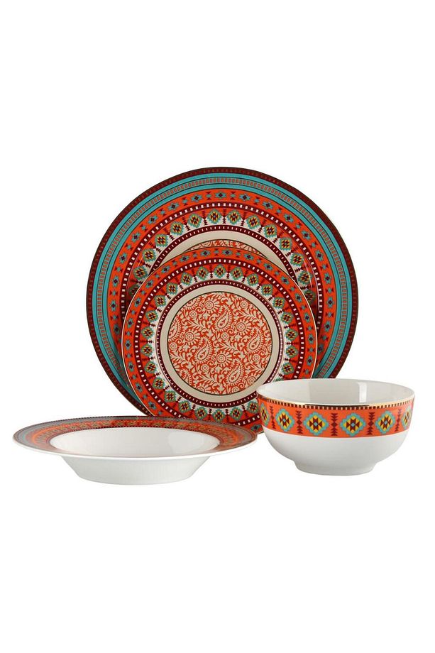 Celeste Bone 24 Parça Yemek Takımı - 1