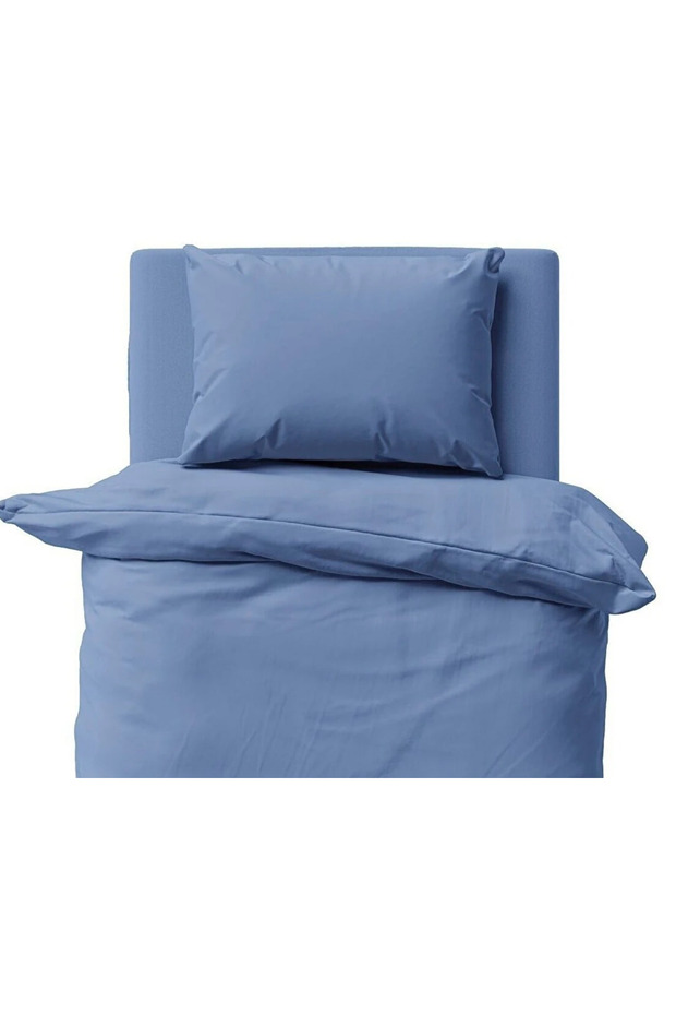 Military Bedding Set: Blue Sheet, Pillow Case And Duvet Cover - Military Material