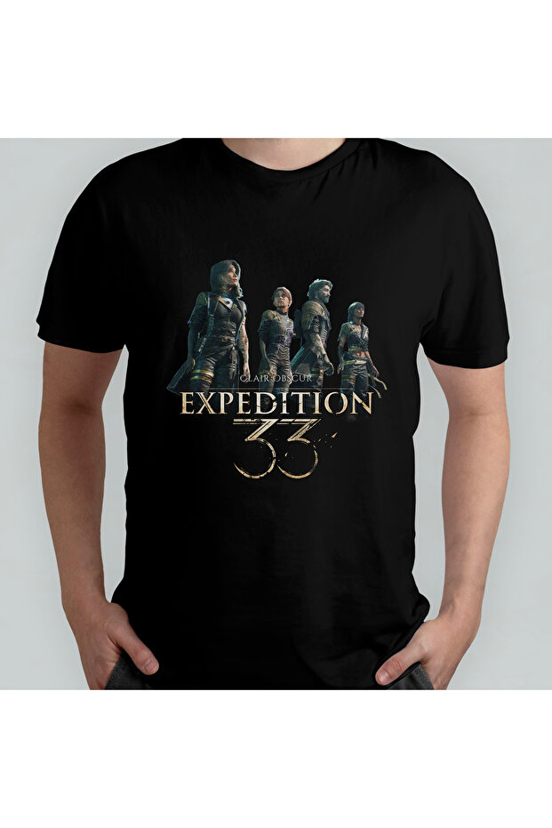 Clair Obscure Expedition 33 Unisex 100% Cotton Crew Neck T-Shirt