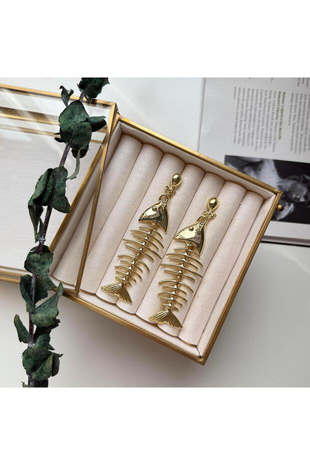 Gold Fish Earrings