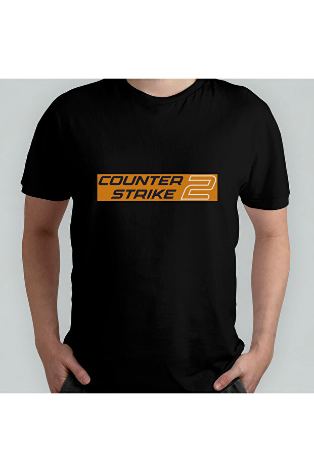 Counter Strike Unisex 100% Cotton Crew Neck T-Shirt Model 2
