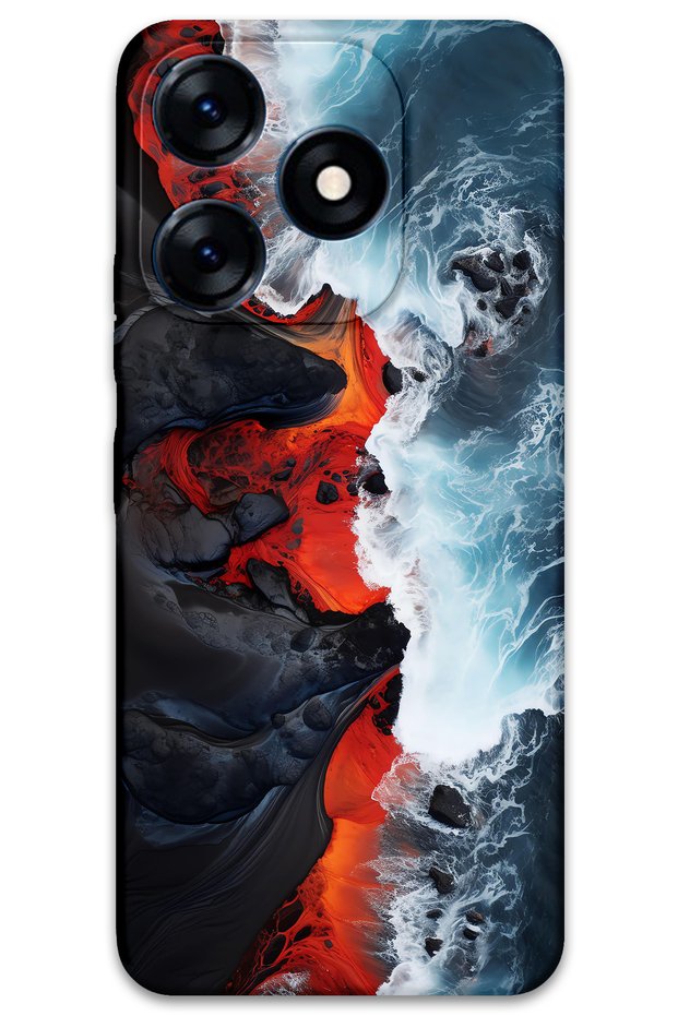 Tecno Spark Go 2024 Compatible Marble Pattern Phone Case + Screen Protector - 5811