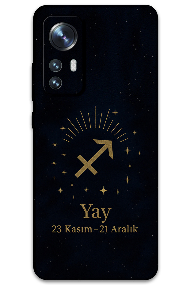 حافظة هاتف متوافقة مع Xiaomi Mi 12 Pro مع نمط القوس + واقي شاشة - 5776