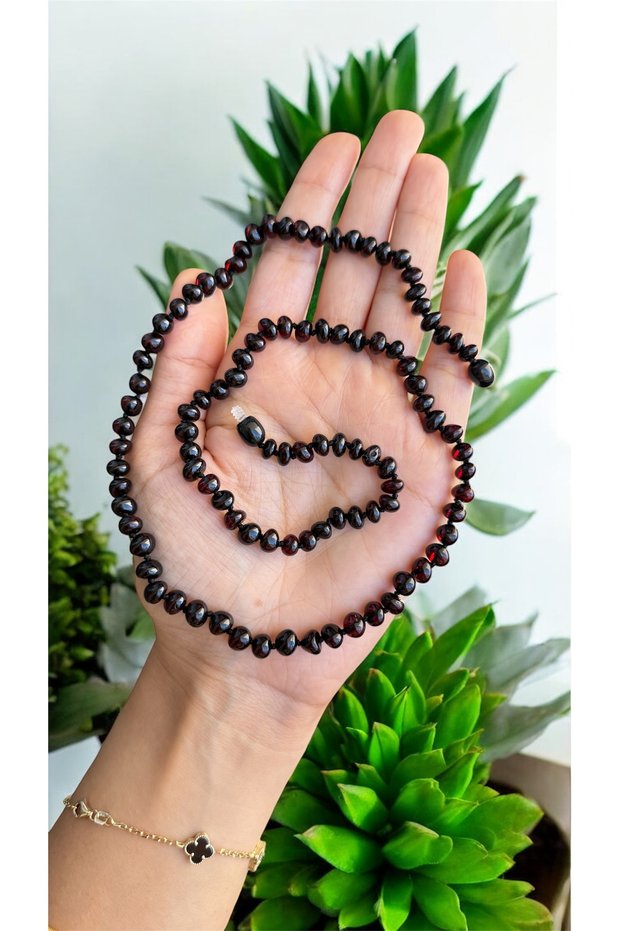 Baltic Drop Amber Adult Necklace