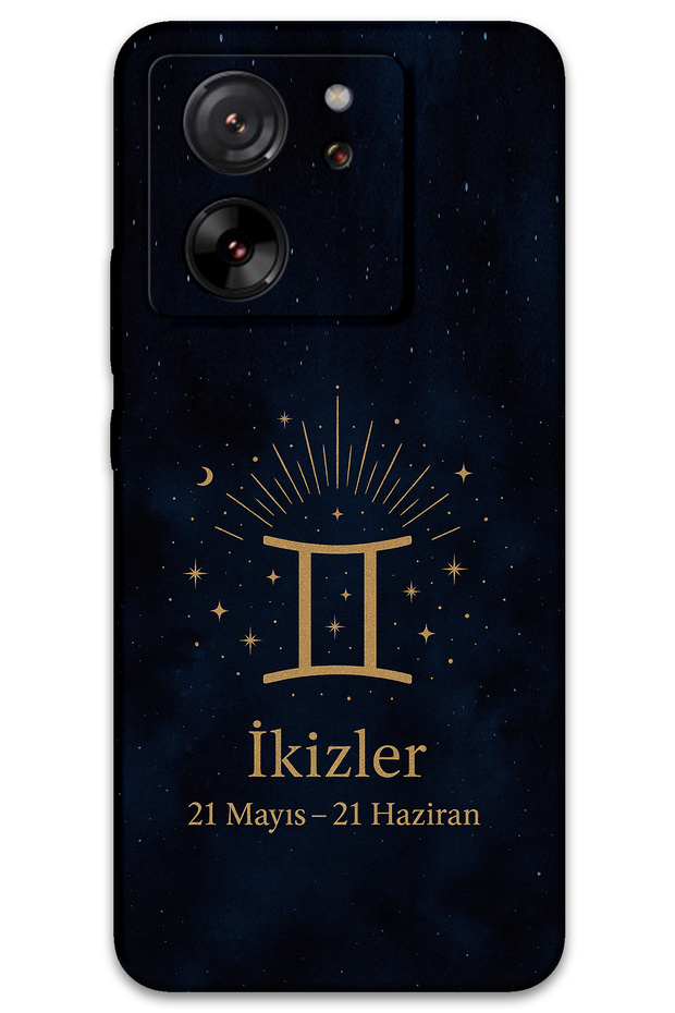 حافظة هاتف متوافقة مع Xiaomi Mi 13T مع نمط برج الجوزاء + واقي شاشة - 5770