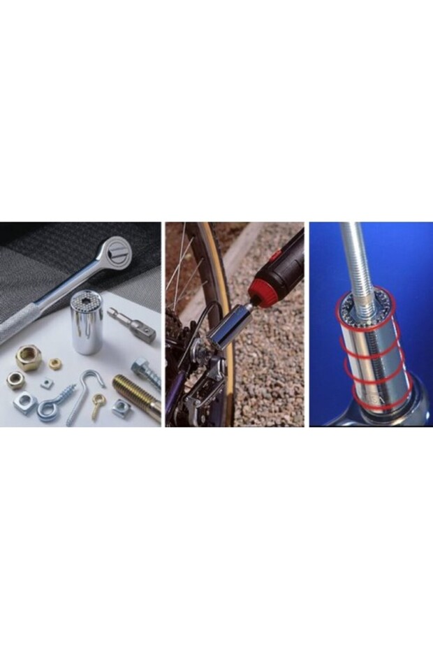 3-piece universal socket wrench set - 3