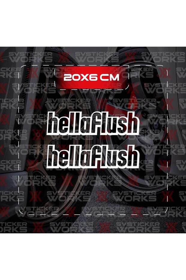 Hellaflush Jdm Sticker Car Laptop Motorcycle Sticker Adhesive Foil