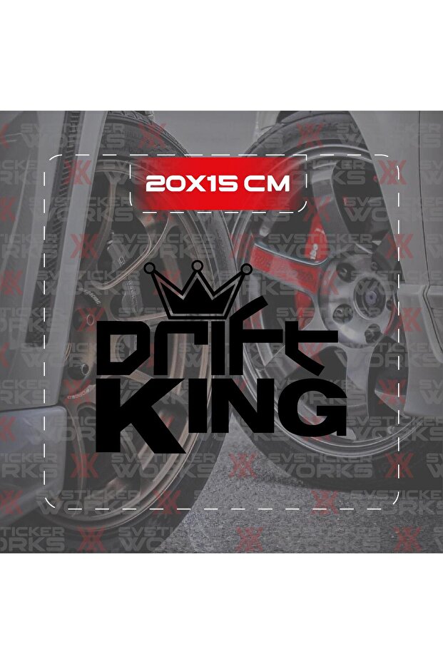 Drift King Jdm Sticker Car Laptop Motorcycle Sticker Adhesive Foil