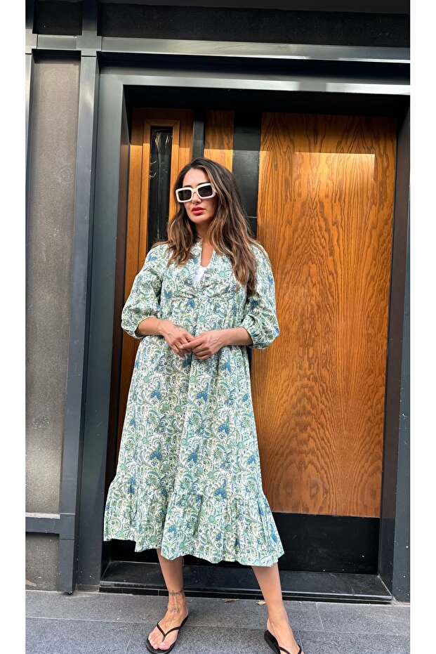 Çiçekli elbise - 2