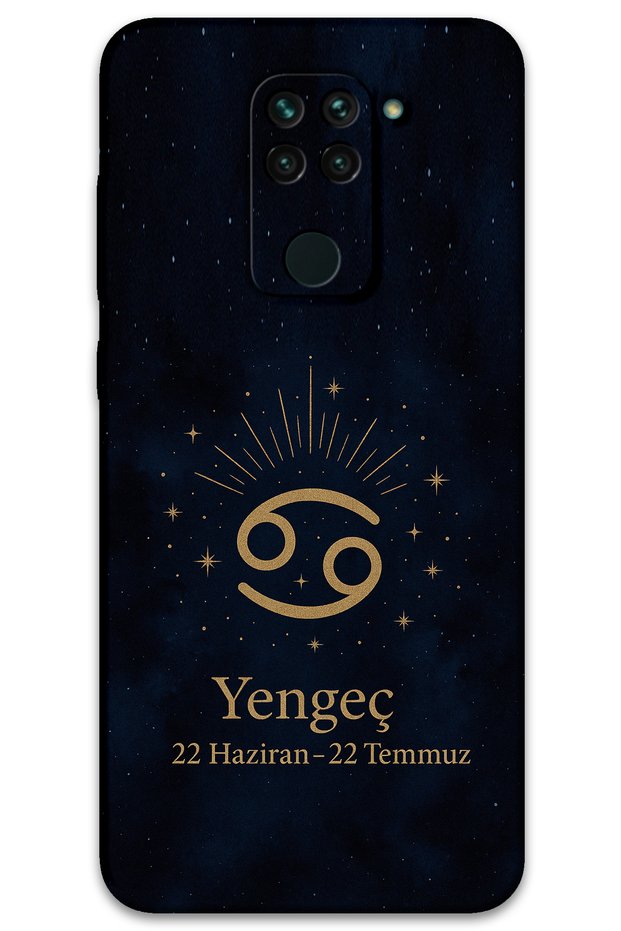 Xiaomi Redmi Note 9 Compatible Cancer Pattern Phone Case + Screen Protector - 5771