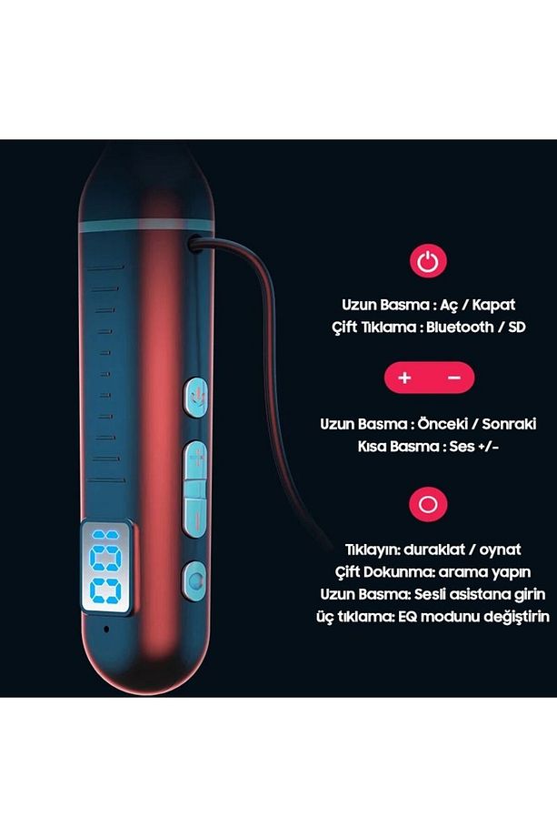 Oppa A71 / A72 / A73 / A74 / A75 / A77 / A79 uyumlu Boyun Bantlı Bluetooth 450 Saat - 5