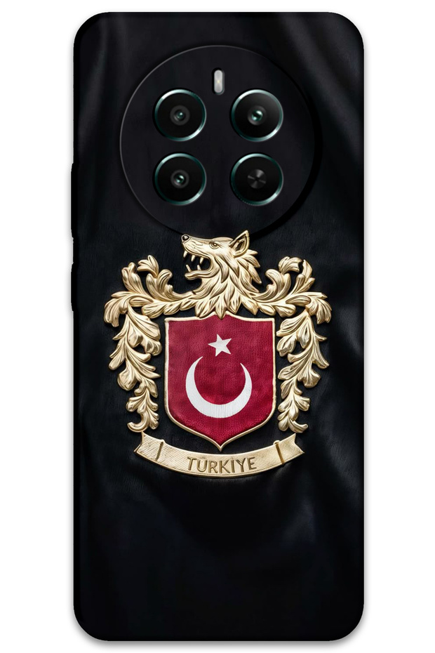Realme 12 4g Compatible Turkish Patterned Phone Case + Screen Protector - 5855