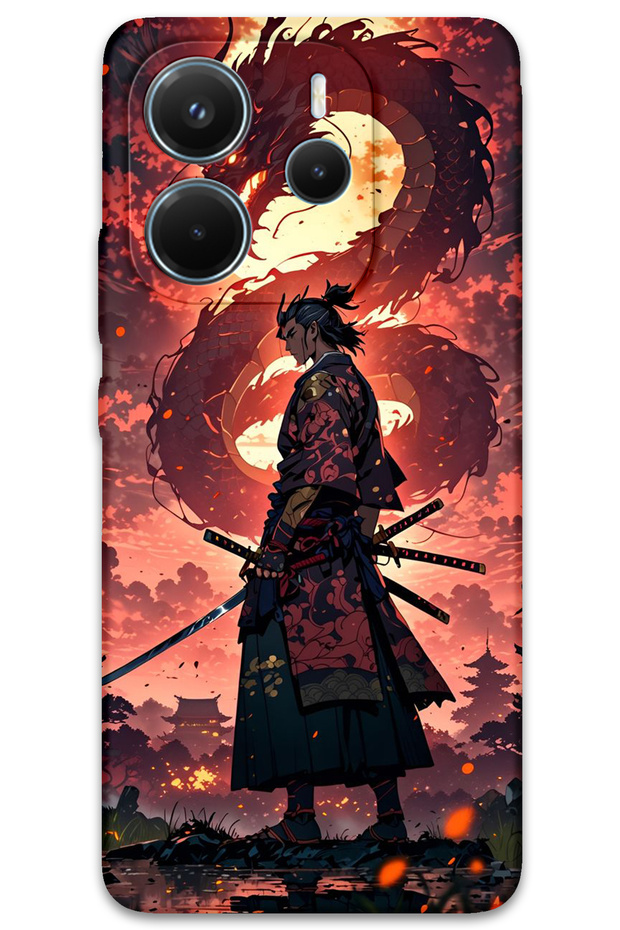 Xiaomi Redmi Note 14 5g Compatible Anime Pattern Phone Case + Screen Protector - 5751
