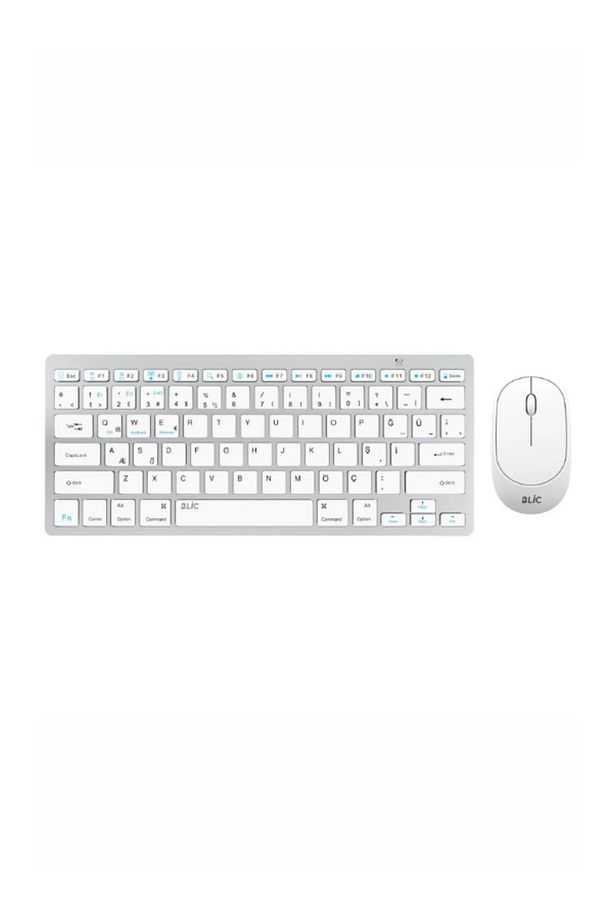 Kablosuz Mouse Zarif Sessiz Tasarım Dual Mode 2.4G+BT5.2 Klavye Mouse Set İos Android Windows Uyumlu - 3