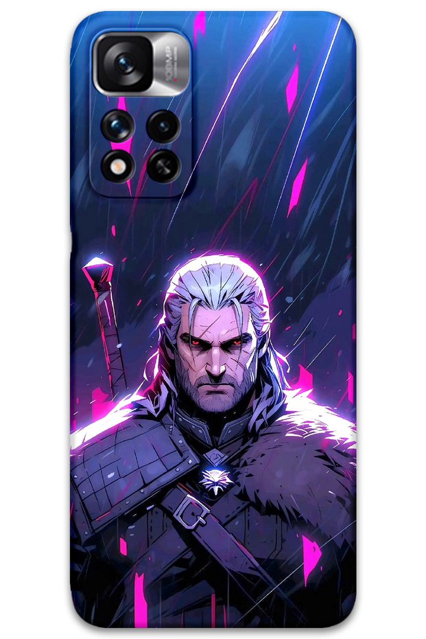 Xiaomi Redmi Note 11 Pro Plus 5g Compatible Geralt Pattern Phone Case + Screen Protector - 5826