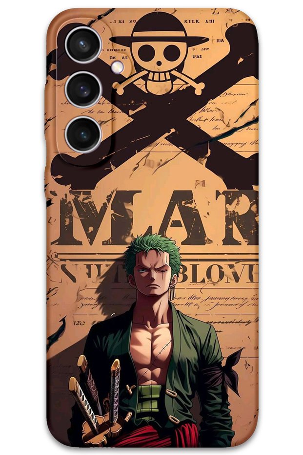 Galaxy S24 Compatible Anime Patterned Phone Case + Screen Protector - 5755