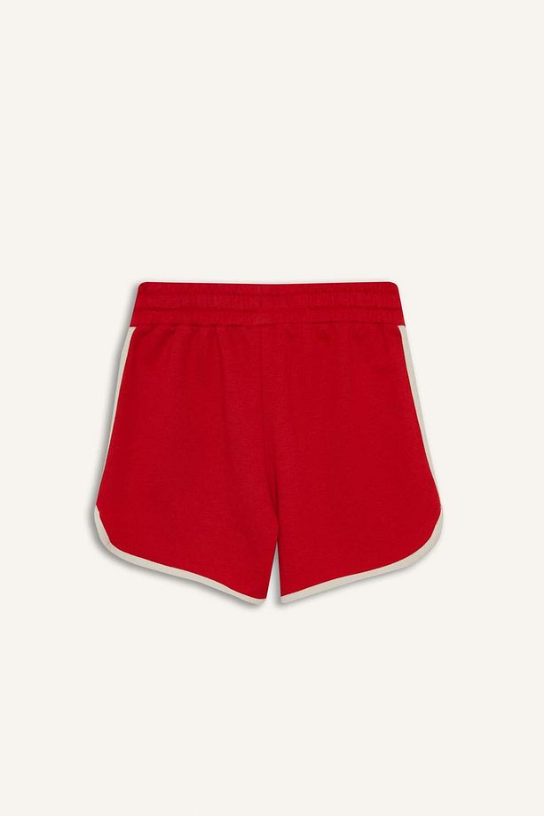 Kız Çocuk Beli Lastikli Basic Düz Şort B5164A825HS - 3