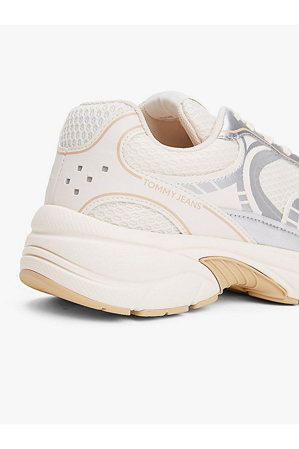 Mixed Texture Archive Runner Trainers - 6