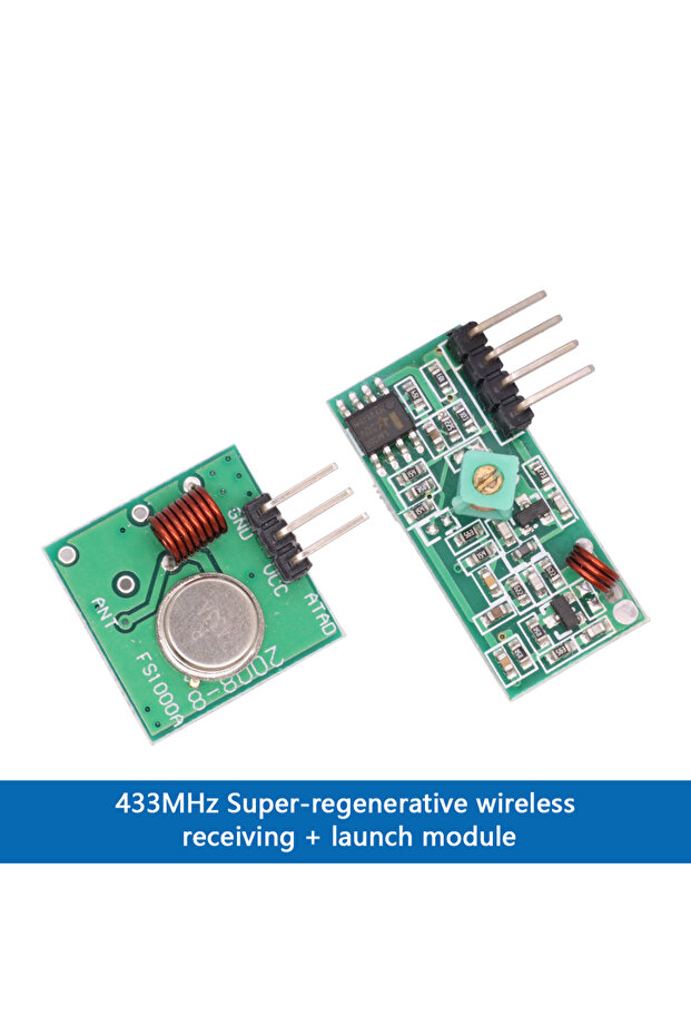 مجموعة واحدة من أجهزة الإرسال والاستقبال RF 433 ميجا هرتز من Smart Electronics 433 ميجا هرتز لوحدة Arduino/ARM/MCU