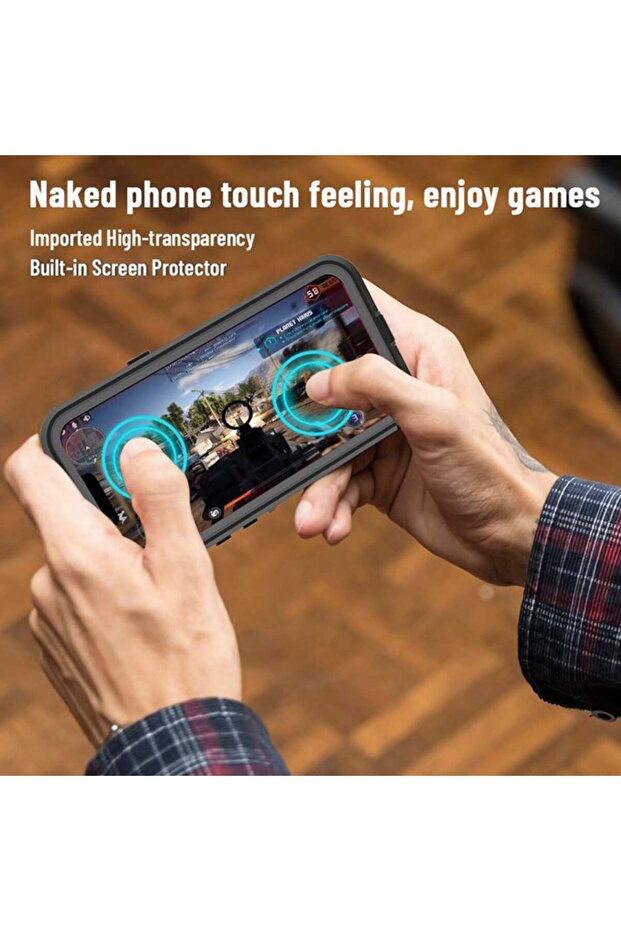 IPhone 14 Case - ShellBox Waterproof IP68 Case - Black - 4