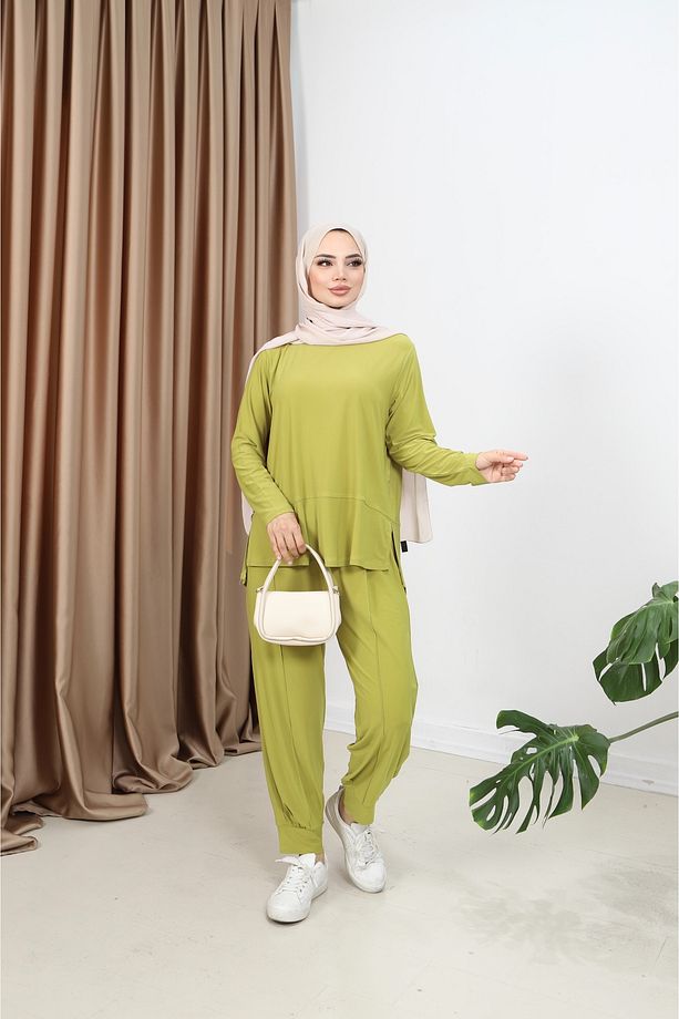 KOMPLE ÇİMALI ŞALVAR TAKIM - 4
