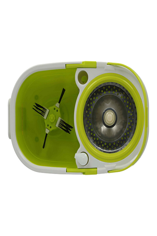 طقم دلو ممسحة دوارة مسطحة - 2