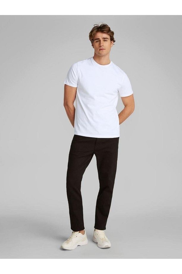SS SMOOTH CTTN SOLID CREWNK TEE - 2