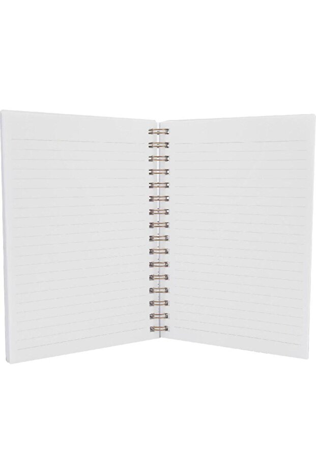 دفتر ملاحظات برج إيفل A5، 100 ورقة مسطرة باللون الرمادي - 2