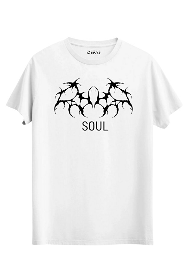 SOUL baskılı tshirt