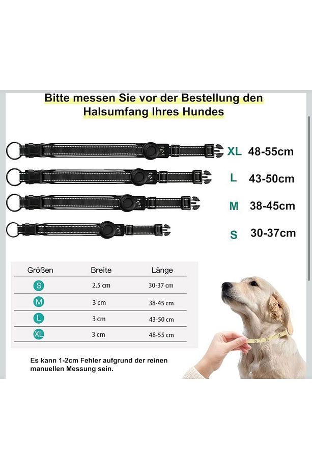Yüksek Kalite, Reflektörlü köpek tasması - 2