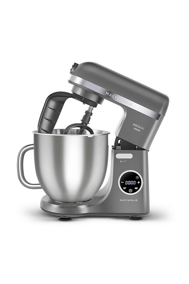 Mastermaid Chef Ultra D2000W Dijital Ekranlı Hamur Yoğurma Makinesi Galaxy Grey 7L - 1