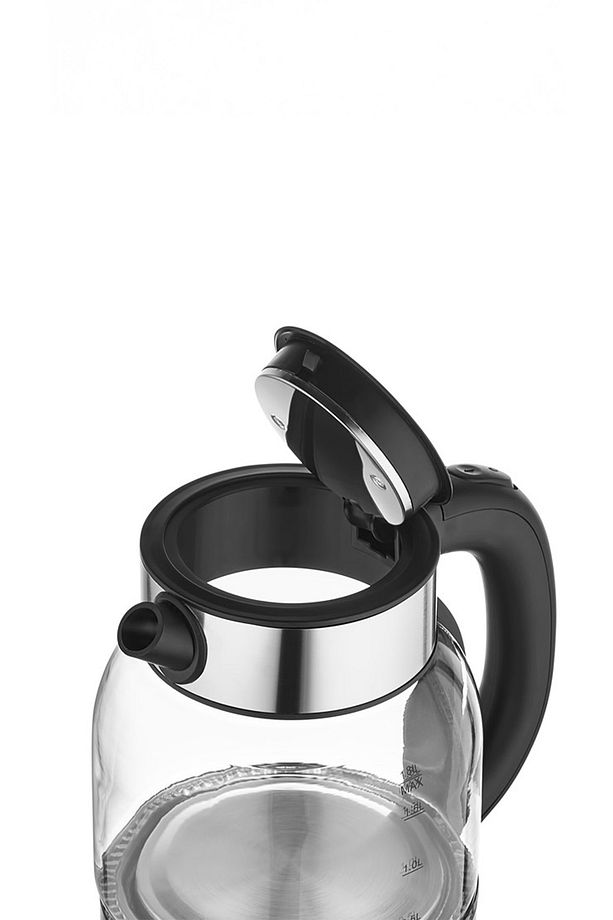 Kk-3333 Çelik Tabanlı Cam Su Isıtıcı Kettle - 5