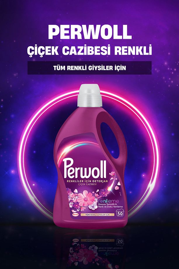 Sıvı Deterjan Yenileme Çiçek Cazibesi 2x2.75L Renkliler + 2x2.75L Koyu Renkler (4'lü Set) - 8