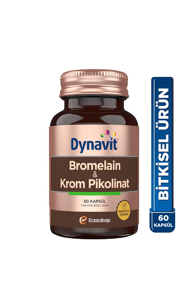 Bromelain Krom Pikolinat 60 Kapsül - 1