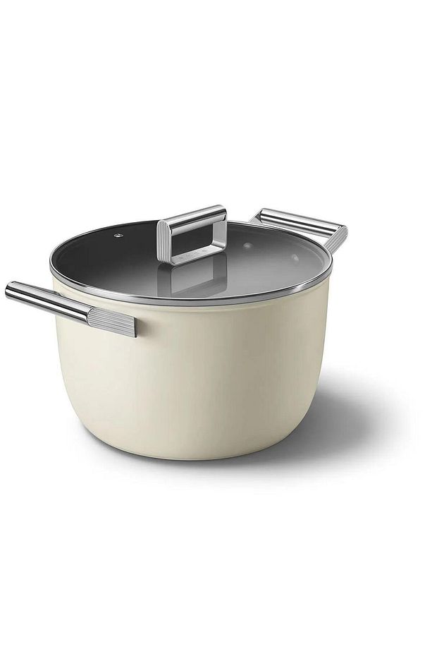 Cookware 50's Style Prıma Krem 4'lü Tencere&tava Seti Ckffckfc2428crm - 6