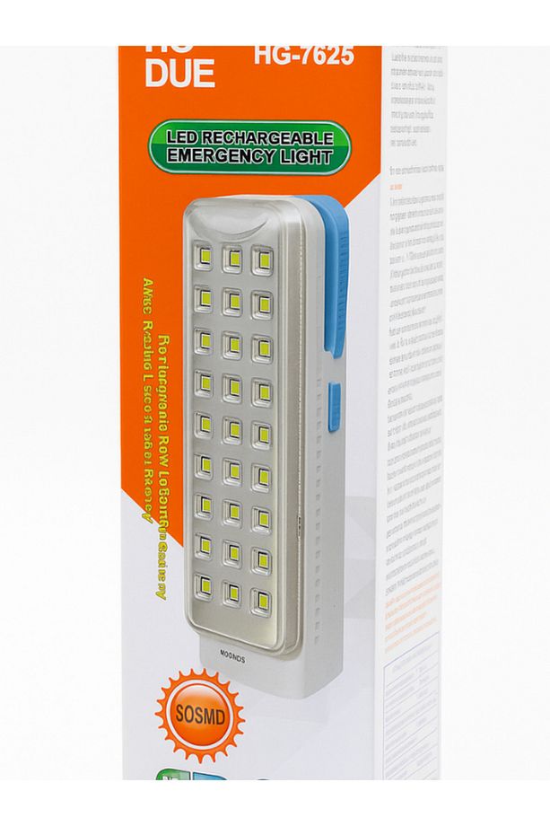 30 SMD Led Işıldak Çekmeli Fener Şarjlı Işıldak 2 Kademeli Aydınlatma Kamp Lambası El Feneri - 5