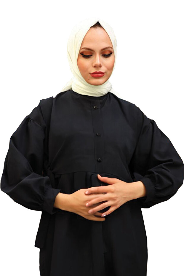 Bambu Kraş Şal - Krem - 5