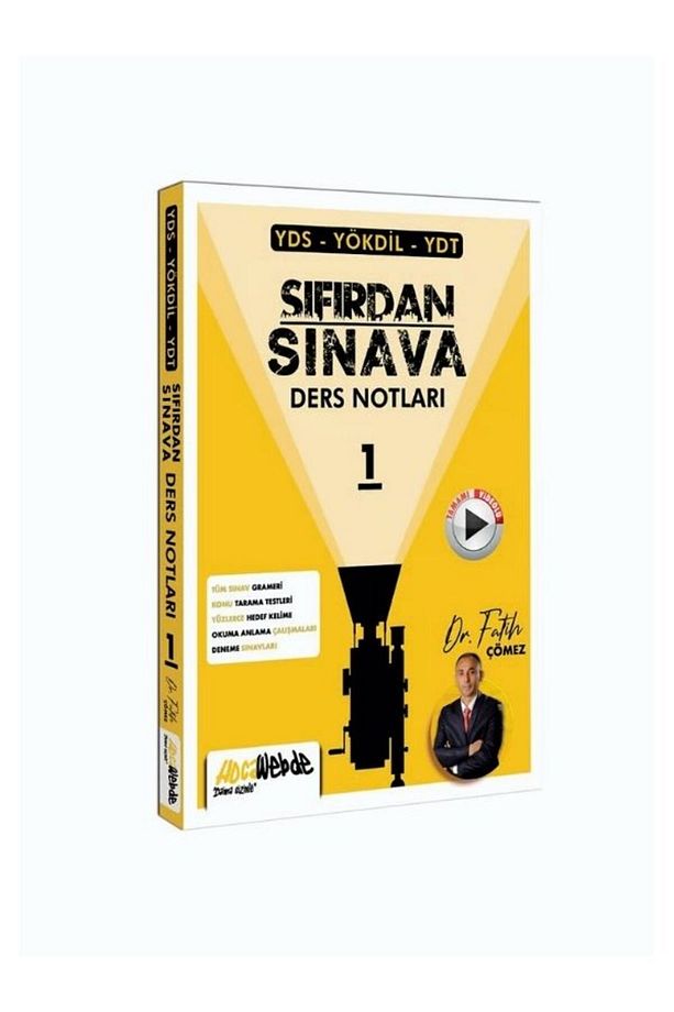 Fatih Çömez YDS YÖKDİL YKSDİL Sıfırdan Sınava Ders Notları 1-2 Seti - 3