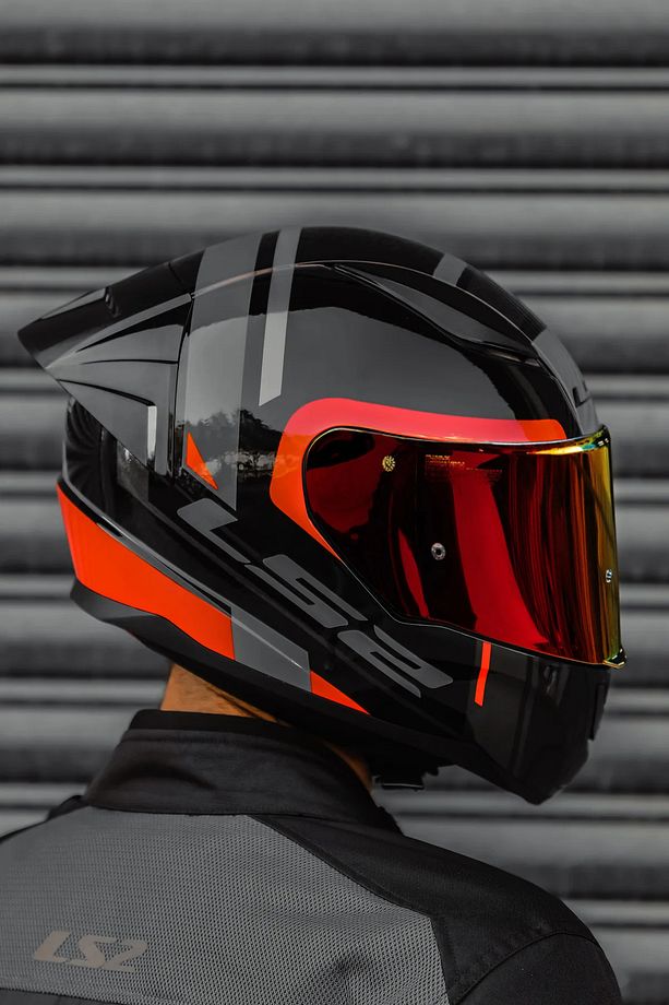 Rapıd 2 Race Chos Siyah Kırmızı Kask - 3