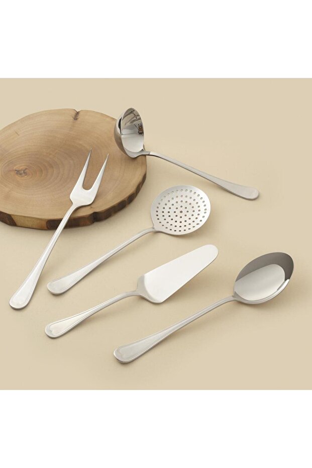 Topkapı 5 Parça Çelik Servis Seti - 1