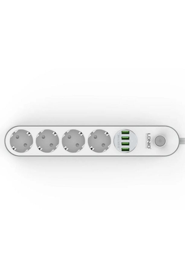 4 Usb Girişli 2 Metre 4’lü Anahtarlı Priz Se4432 - 5