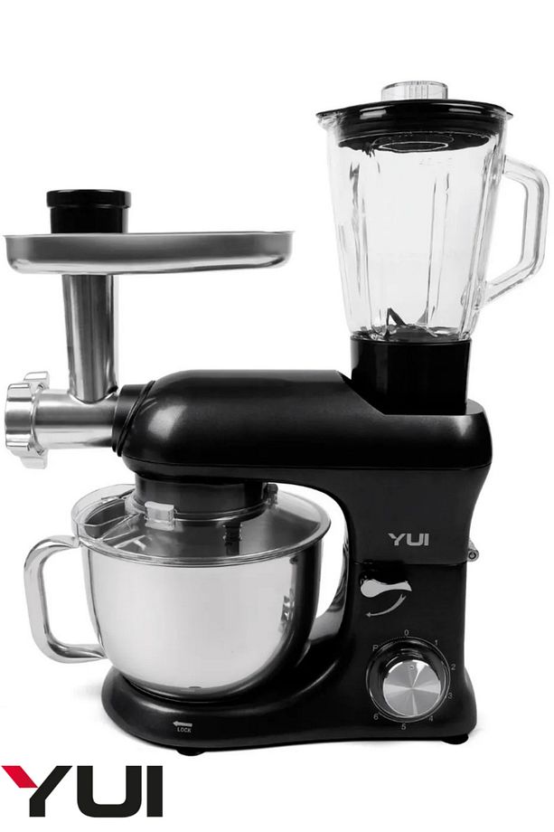 M200 Multi-fonksiyonel 3'ü Bir Arada Döküm Gövde Stand Mikser Kıyma Setli Ve Blender Özellikli 1800w - 1