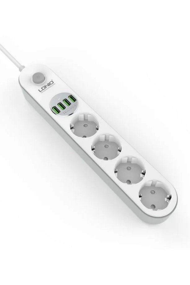4 Usb Girişli 2 Metre 4’lü Anahtarlı Priz Se4432 - 4
