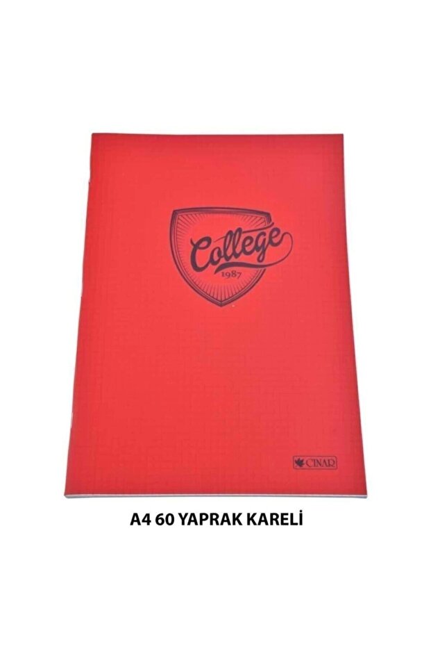 دفتر ملاحظات بغطاء من مادة PVC مقاس A4 60 ورقة - 1