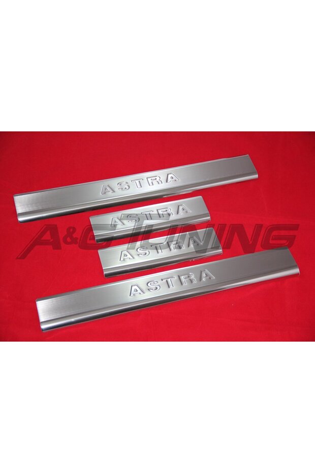 Opel Astra J Hb Krom Kapı Eşiği Tk 4 Prç Paslanmaz Çelik - 1