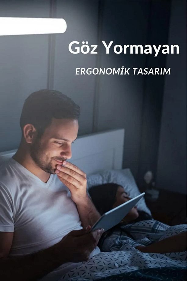 Martı Led Işık Micro Usb Şarjlı Kablosuz Led Lamba 3 Farklı Işık Led Aplik Dimlenebilir - 7