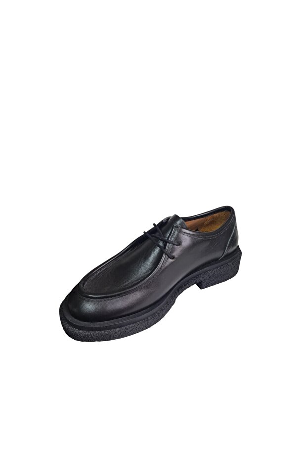 Genuine Leather Lace-Up Comfortable Shoes