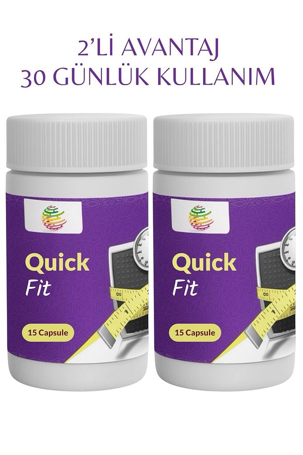Kilo Vermeye Yardımcı Ve Iştah Azaltan 30 Kapsül Quick F (FİT) - 1